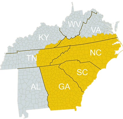 Heavy Haul Solutions local trucking coverage map